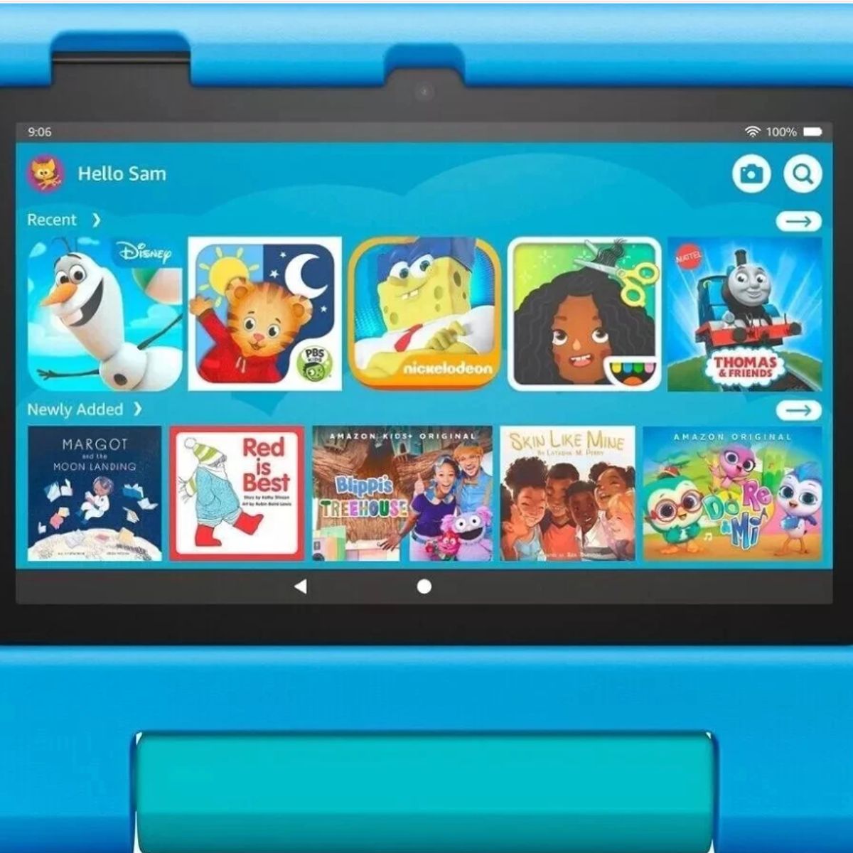 AMAZON - Amazon Fire 7 Kids – Tablet de 7" (2023) de 16 GB con Amazon Kids – Azul