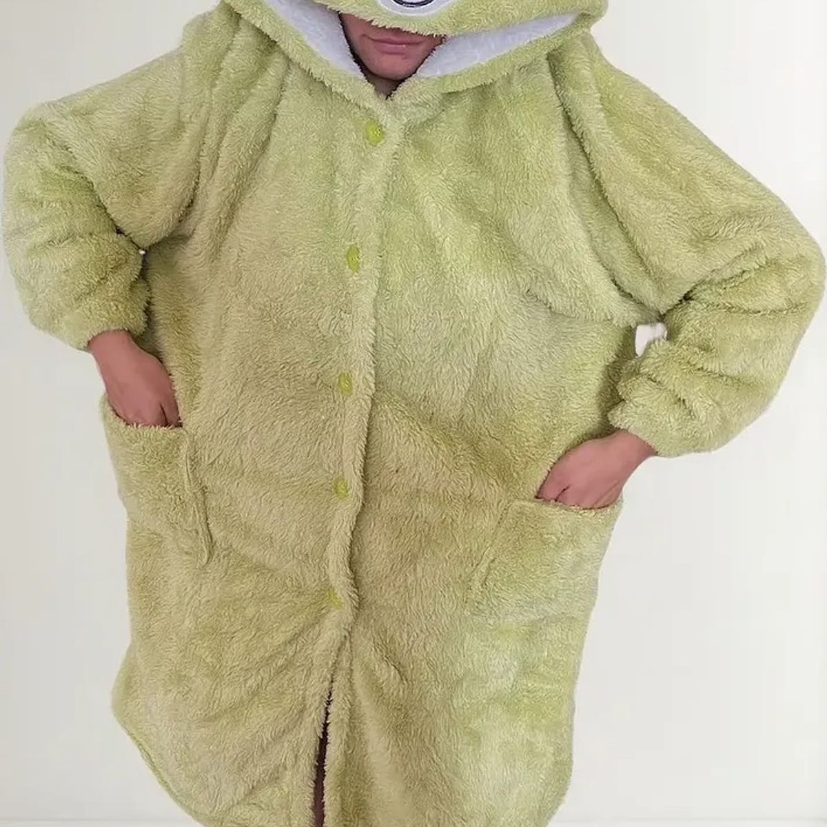 GENERICO - Pijama De Dibujos Animados Bata Tela Suave De Polar