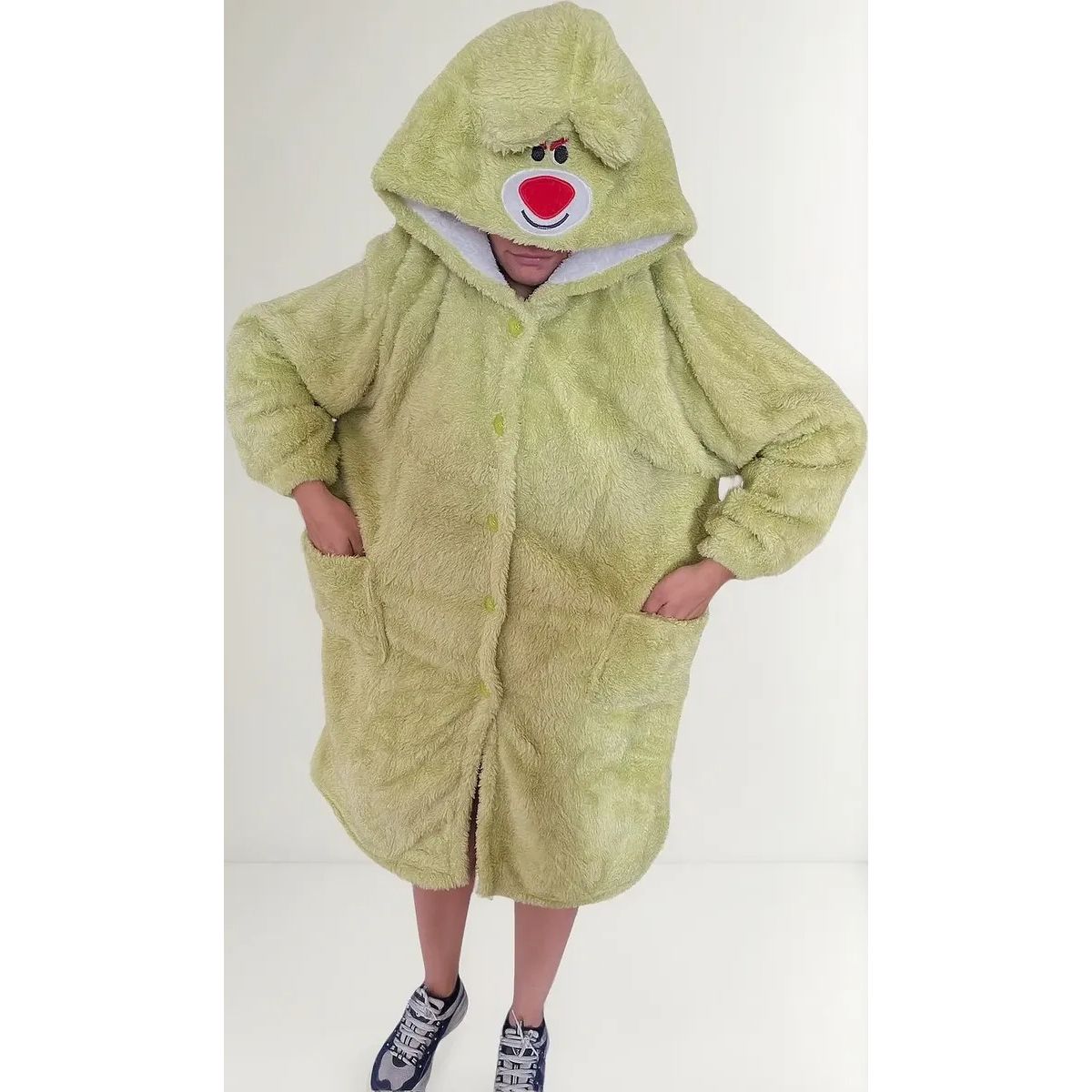 GENERICO - Pijama De Dibujos Animados Bata Tela Suave De Polar