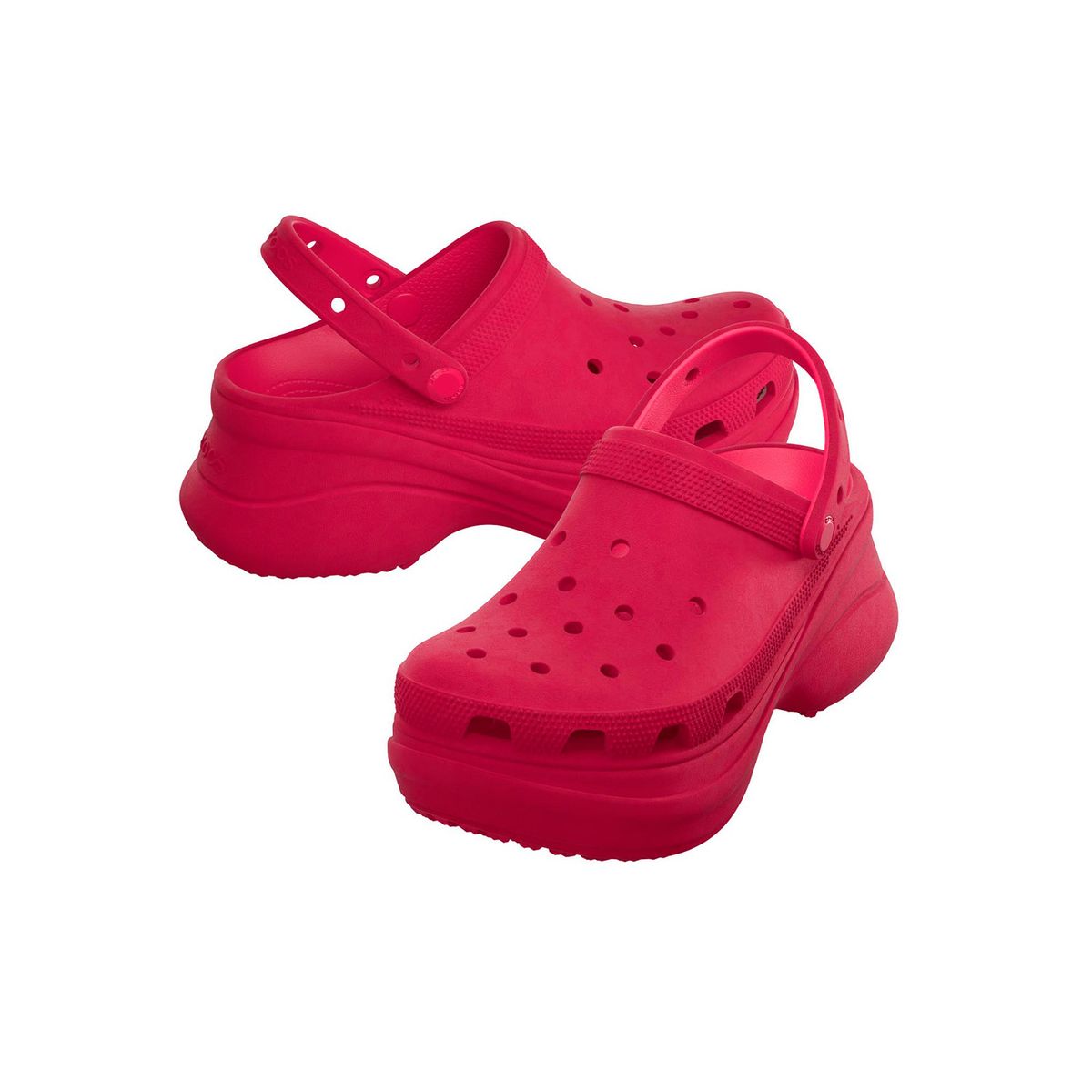 CROCS - Zueco Plataforma Mujer Bae Clog Velvet CROCS