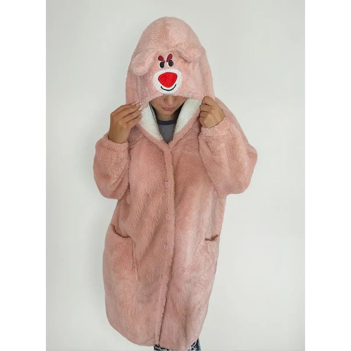 GENERICO - Pijama De Dibujos Animados Bata Tela Suave De Polar