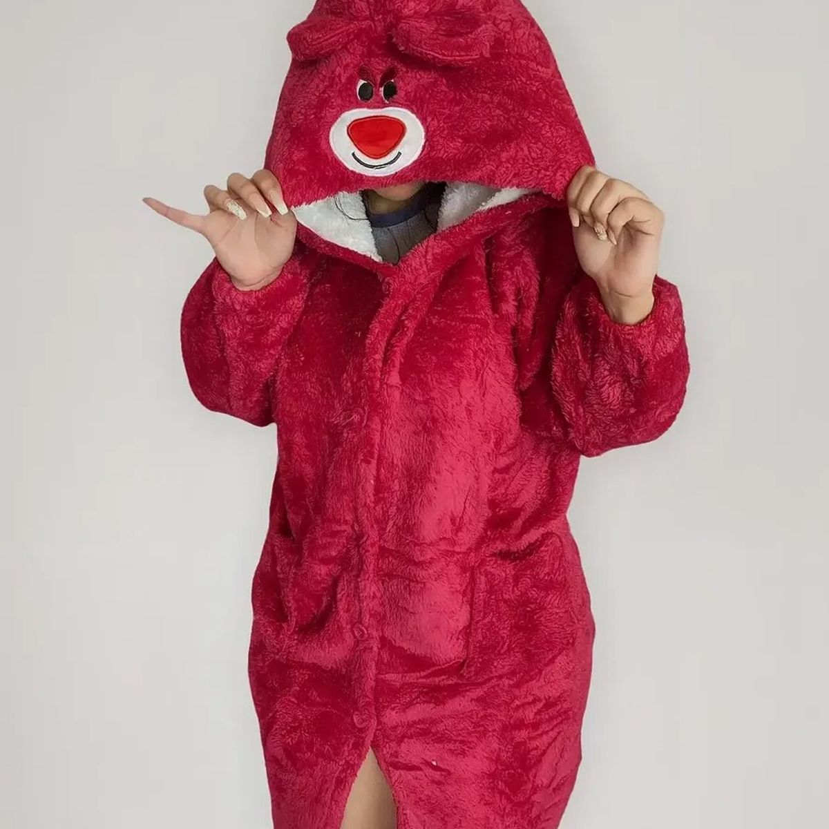 GENERICO - ijama De Dibujos Animados Bata Tela Suave De Polar