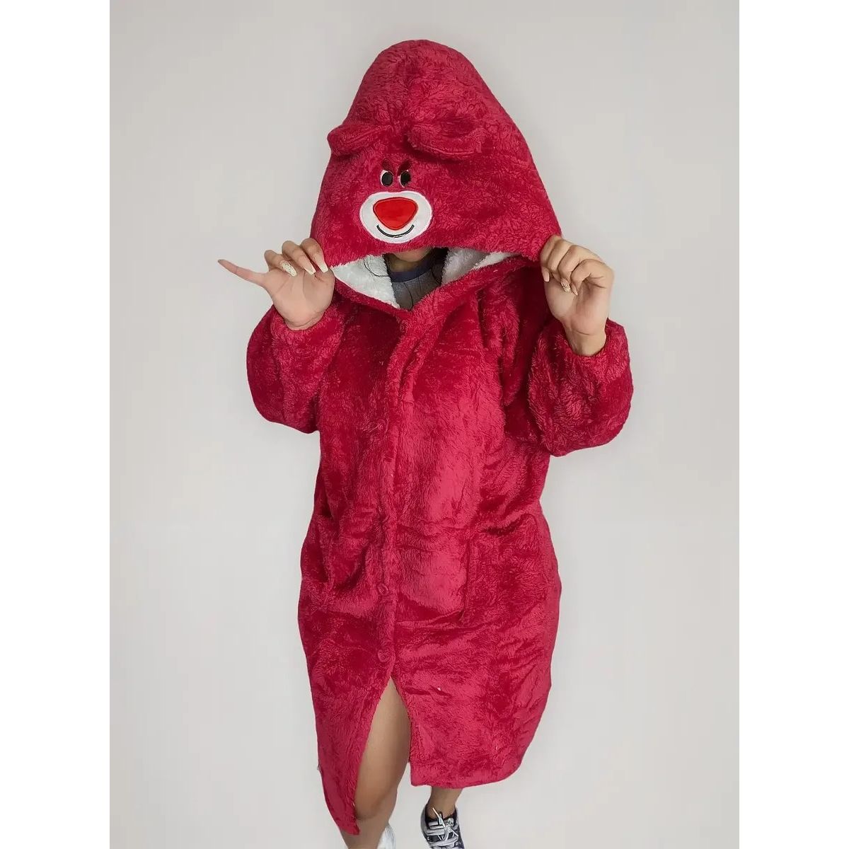 GENERICO - ijama De Dibujos Animados Bata Tela Suave De Polar