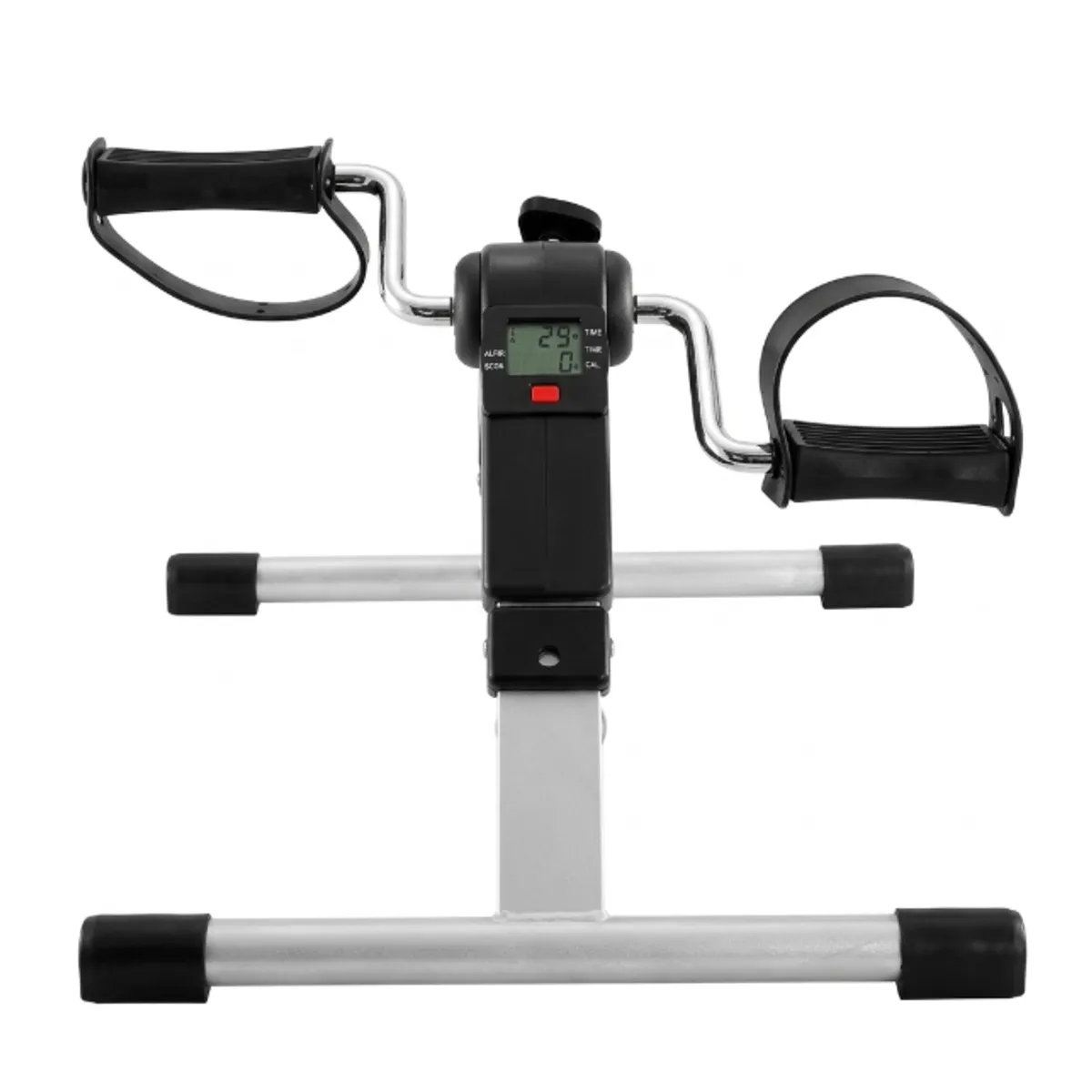IRM - Pedalera Mini Bicicleta Plegable LCD 150kg Rehabilitacion Ejercicio Casa Oficina Piernas Brazos