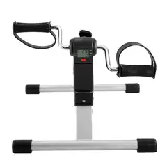 IRM - Pedalera Mini Bicicleta Plegable LCD 150kg Rehabilitacion Ejercicio Casa Oficina Piernas Brazos