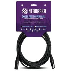 GENERICO - Cable De Microfono de 12 Metros Nebraska MXF 12