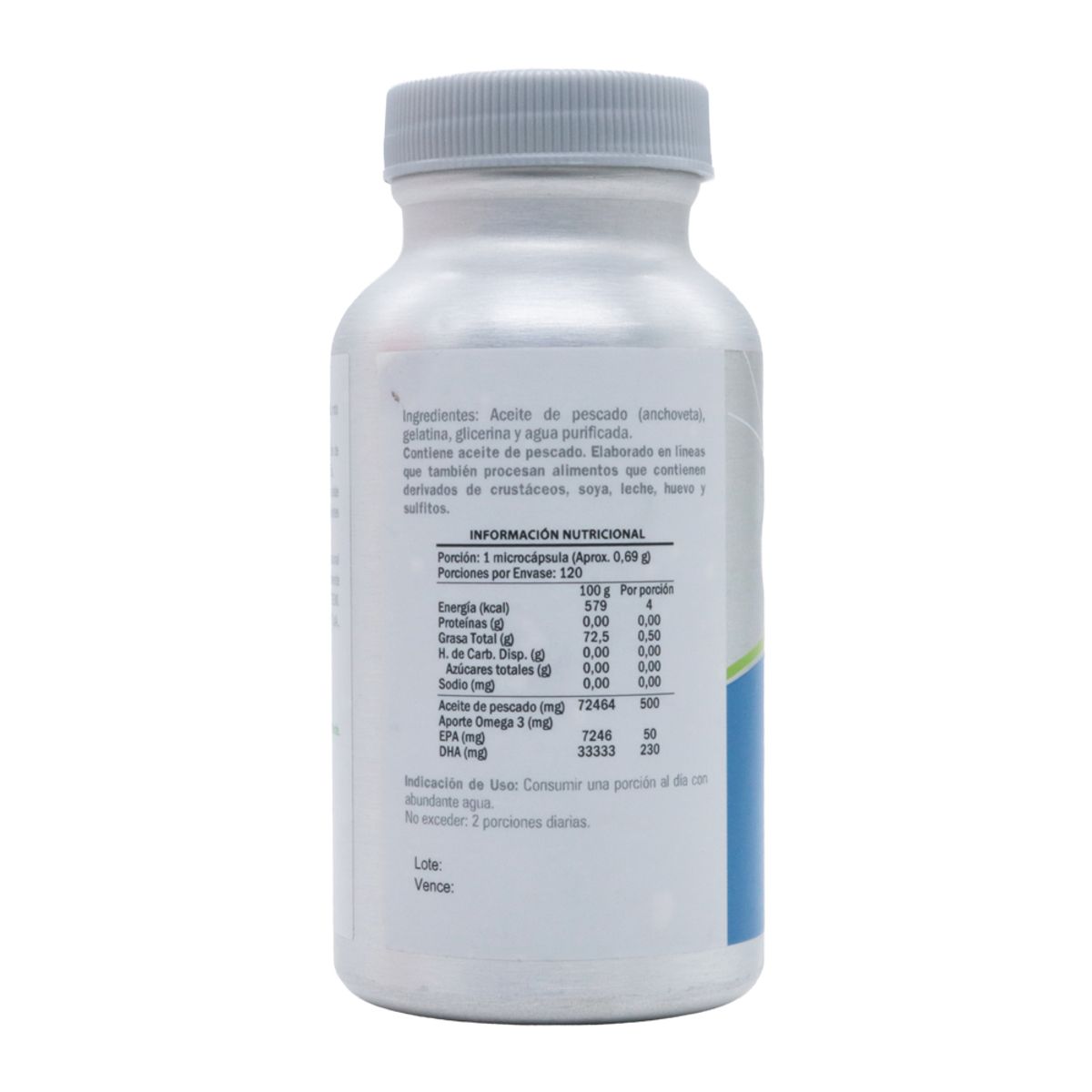 CP NUTRIENTES - Omega 3 Mini 50 EPA 230 DHA x120 microcápsulas, CPN