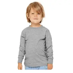GARSIL - Pack 3 Poleras De Algodon Para Niños Niñas - Camiseta Primera Capa De Manga Larga