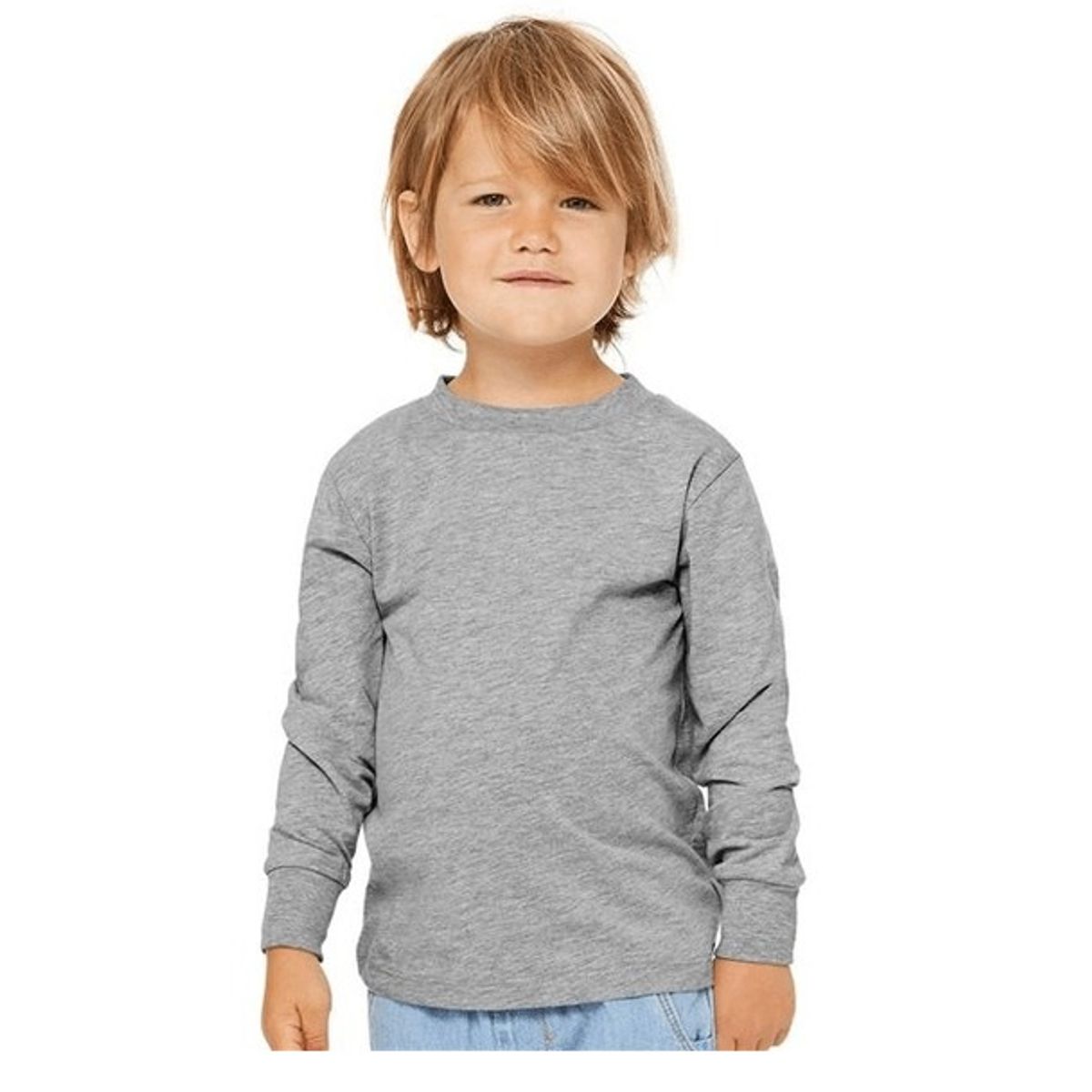 GARSIL - Pack 3 Poleras De Algodon Para Niños Niñas - Camiseta Primera Capa De Manga Larga