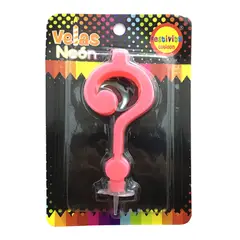 GENERICO - VELA NUMERAL NEON GIGANTE N X1 UNI