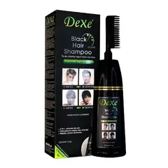 DEXE - Shampoo 200Ml Con Tinte Capilar Negro
