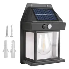 GENERICO - APLIQUE CON LUZ SOLAR Y SENSOR