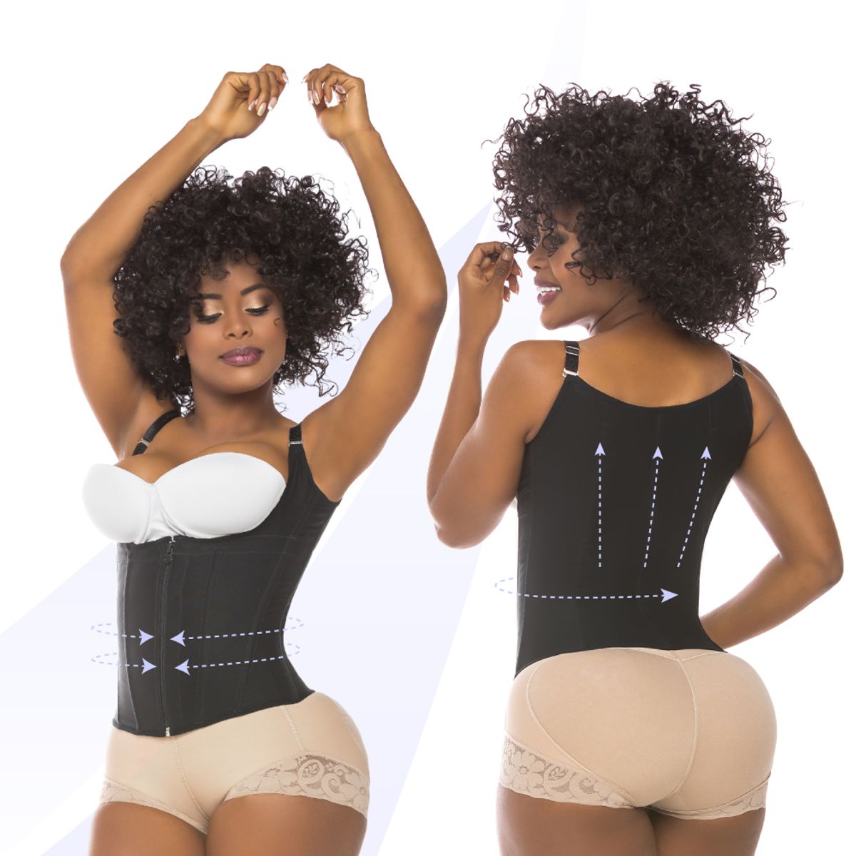 FAJAS SALOME - Faja Salomé chaleco 63136 Alta Compresió