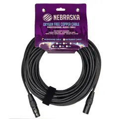 GENERICO - Cable De Microfono de 20 Metros Nebraska MXF 20