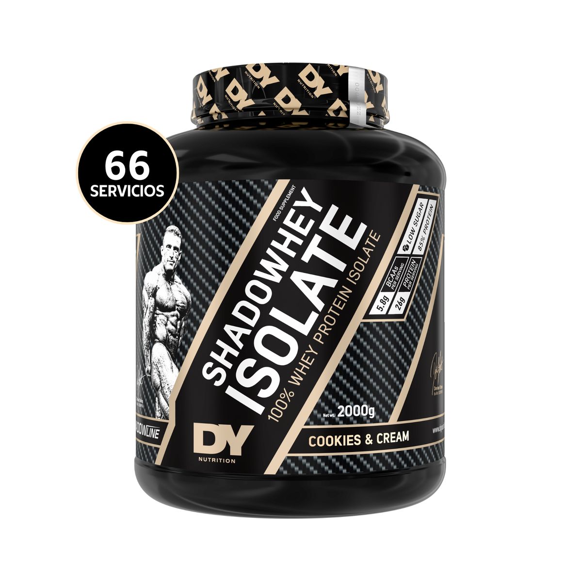 GENERICO - Proteína ShadoWhey Isolate Dorian Yates 66 Servicios