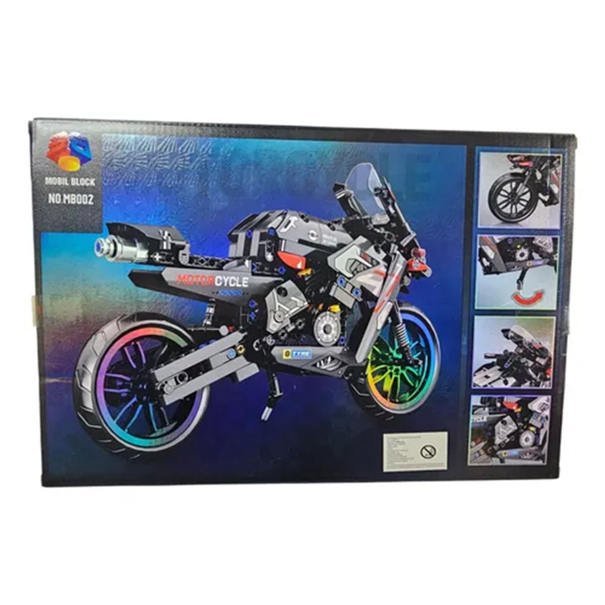GENERICO - Bloques Con Construccion Motorcycle Juego Armable 470pcs