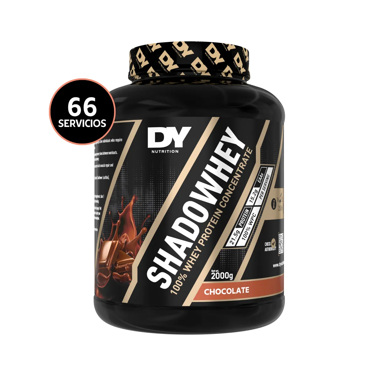 GENERICO - Proteína ShadoWhey 100% Whey Dorian Yates 66 Servicios