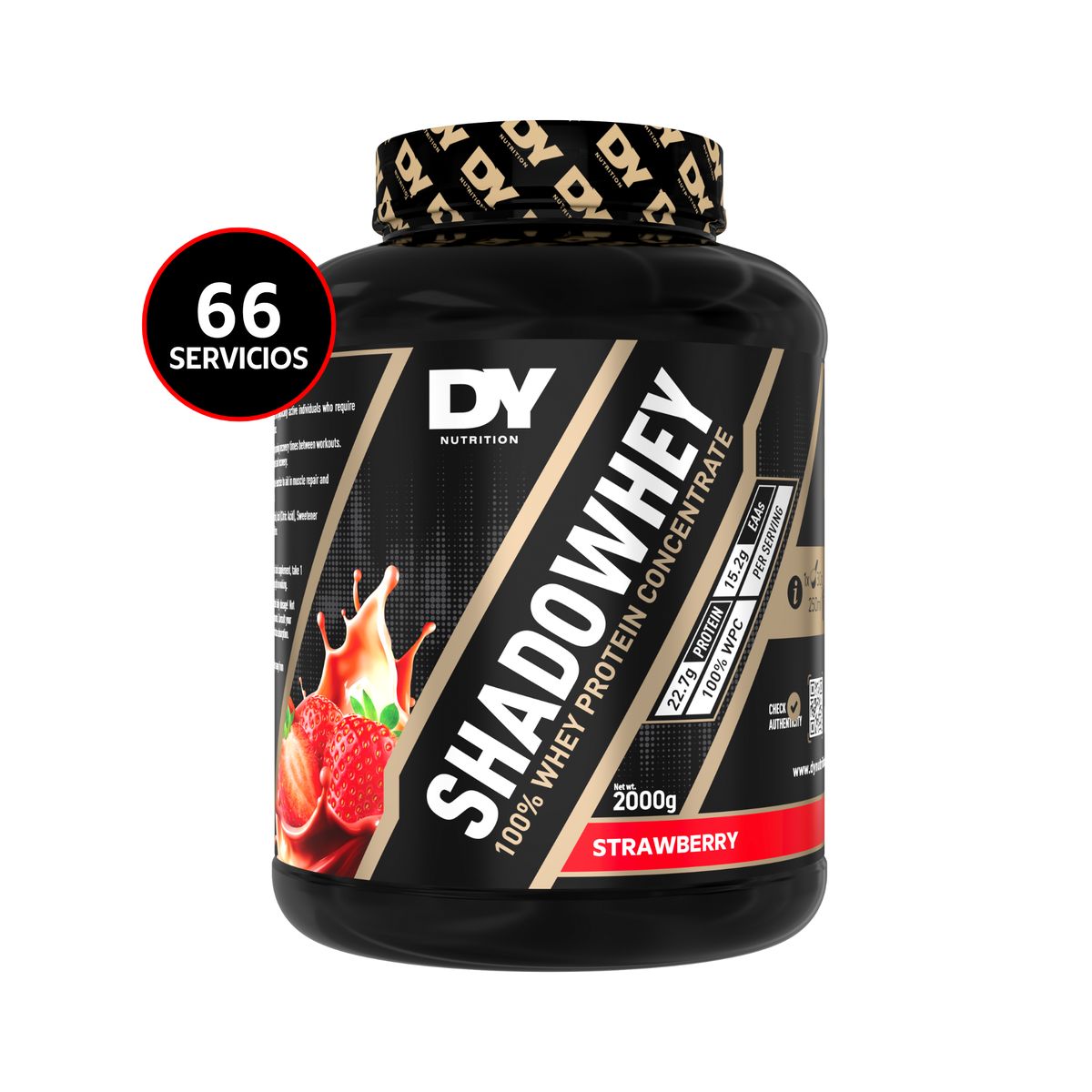 GENERICO - Proteína ShadoWhey 100% Whey Dorian Yates 66 Servicios