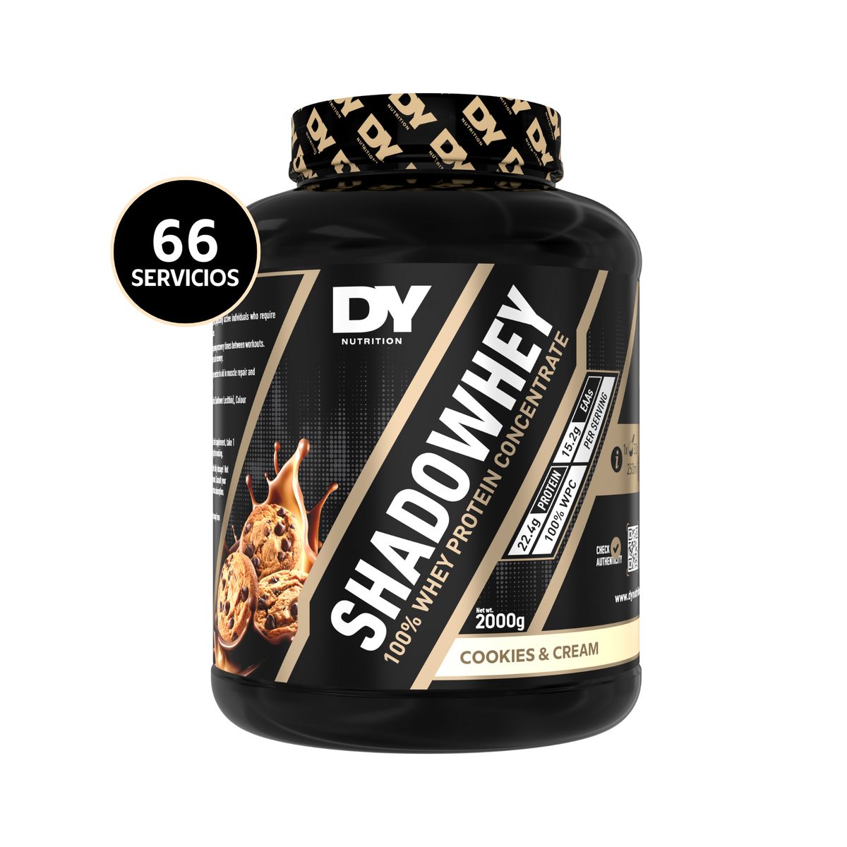 GENERICO - Proteína ShadoWhey 100% Whey Dorian Yates 66 Servicios