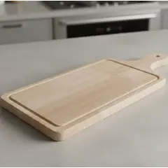 GENERICO - Tabla De Madera Para Picar O Picoteo Rectangular 34x14cm