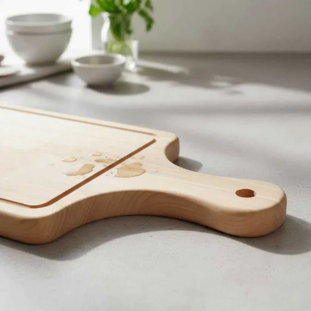 GENERICO - Tabla De Madera Para Picar O Picoteo Rectangular 34x14cm