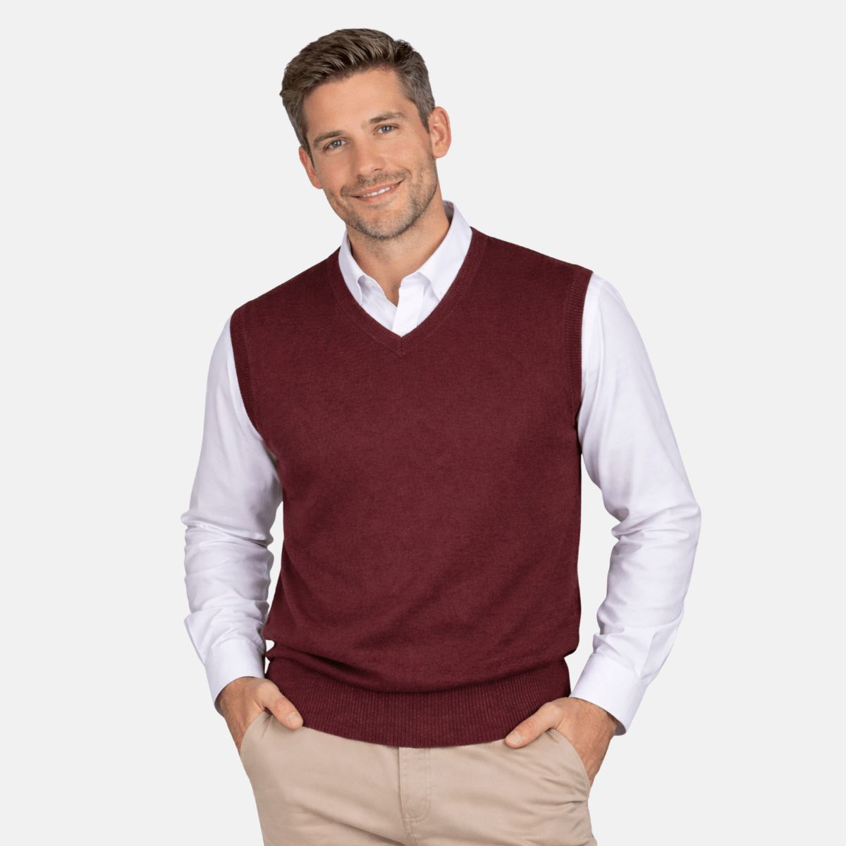 MOSS - Sweater 95% algodón sin mangas