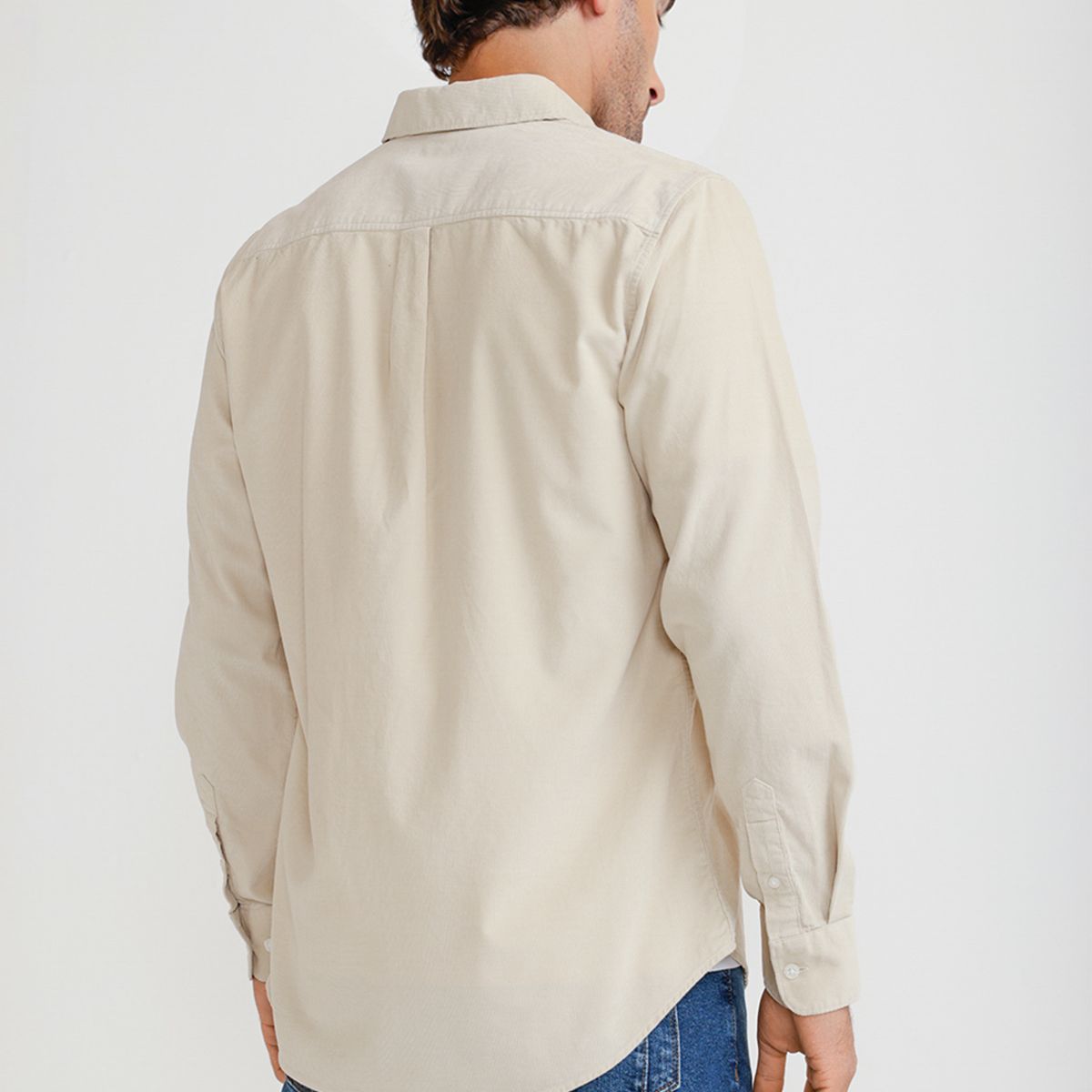 PERRY ELLIS - Camisa Hombre Micro Cotelé Corduroy Shirt