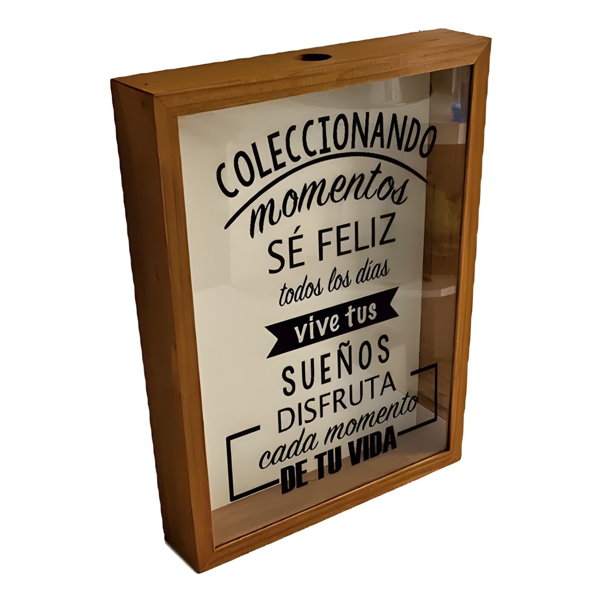 GENERICO - Caja Guarda Corchos 40x30 Coleccionando Momentos