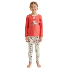 LOOK SHOP - Pijama Niña Verano. Manga Larga. Diseños. Talla 6 A 14 404