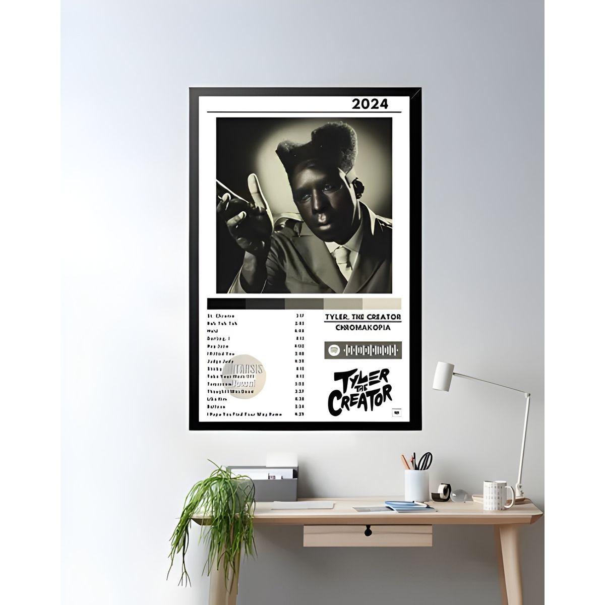 GENERICO - Cuadro Tyler The Creator Chromakopia 24x36 Cm
