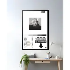 GENERICO - Cuadro Mac Miller Circles 24x36 Cm