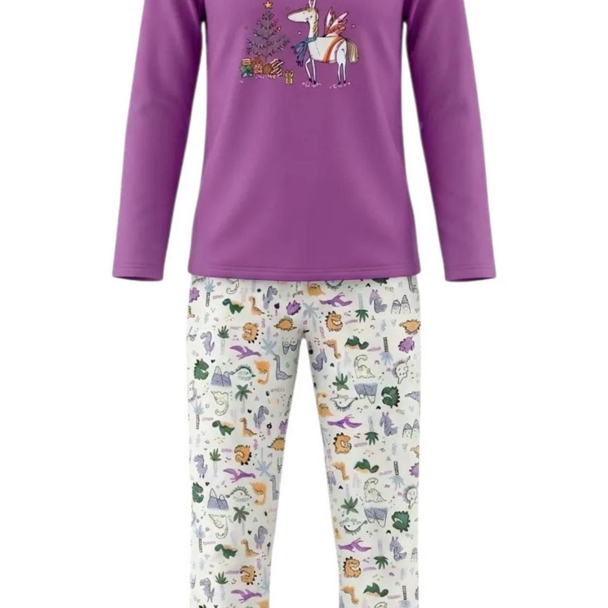 LOOK SHOP - Pijama Niña Verano. Manga Larga. Diseños. Talla 6 A 14 404
