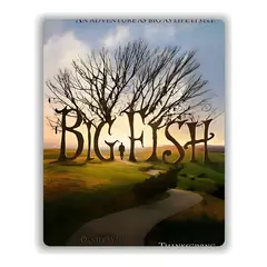 GENERICO - Cuadro aluminio cine Big Fish 60x40 cm