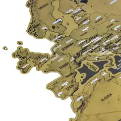GENERICO - Mapa mundi raspable para viajeros