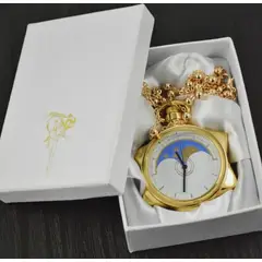 GENERICO - Reloj De Bolsillo Sailor Moon Con Cadena Collar Anime