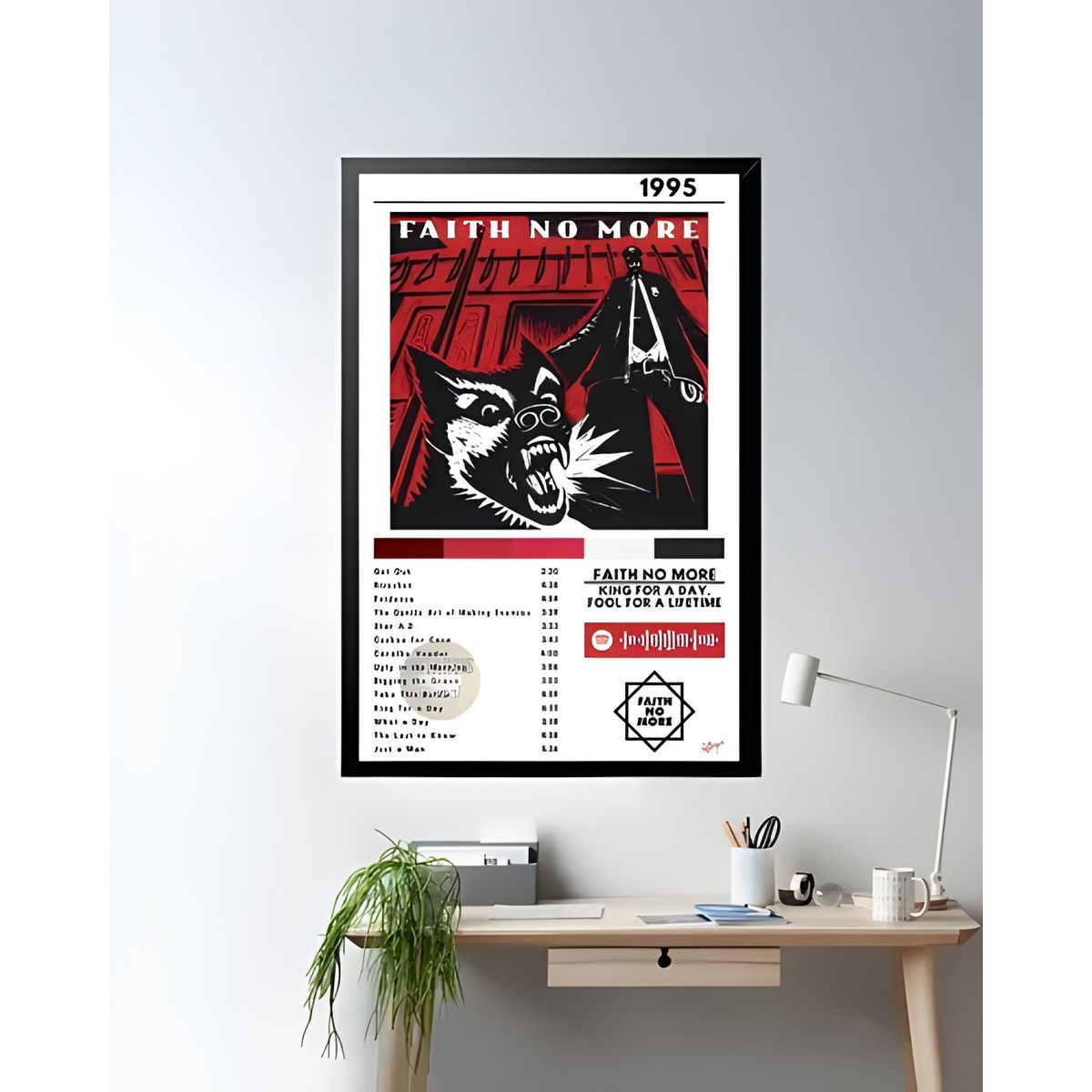 GENERICO - Cuadro Faith No More 38x52 cm