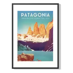 GENERICO - Cuadro póster Patagonia chilena 33x43 cm