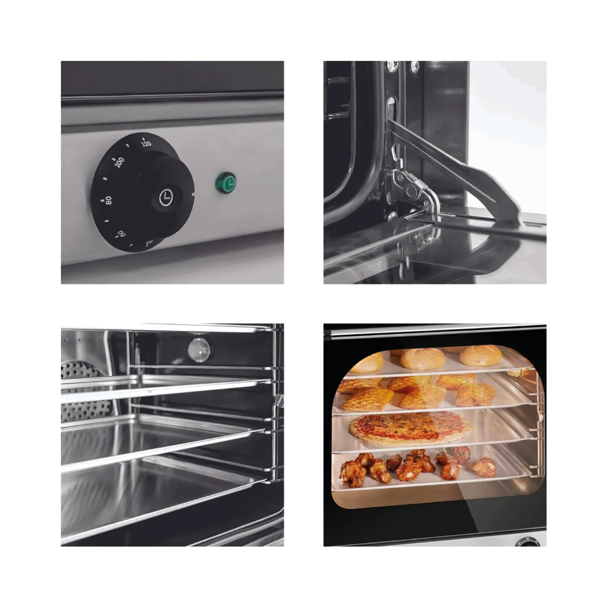MAIGAS - Horno Convector Panadería 4 Bandejas HC4B