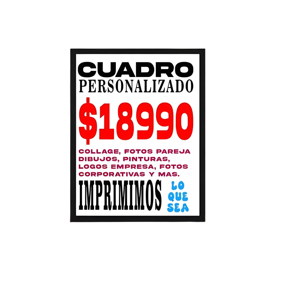 GENERICO - Cuadro montañas Perú 30x42 cm