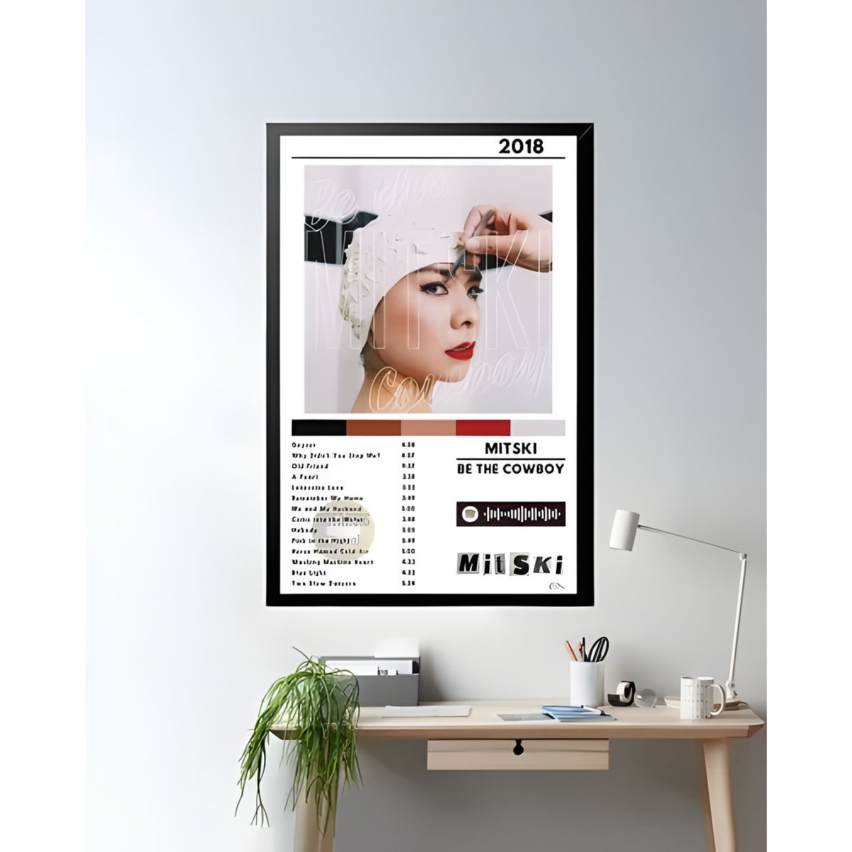 GENERICO - Cuadro Mitski Be the Cowboy 24x36 cm
