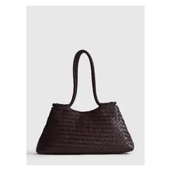 LOUNGE - Cartera De Hombro Tejida Alargada Woman