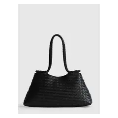 LOUNGE - Cartera De Hombro Tejida Alargada Woman