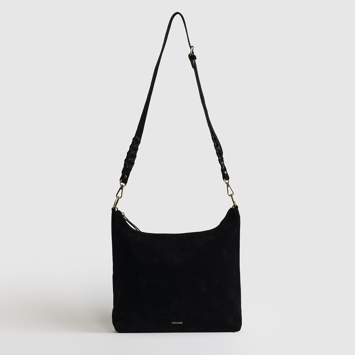 LOUNGE - Cartera Bandolera Fake Suede LOUNGE