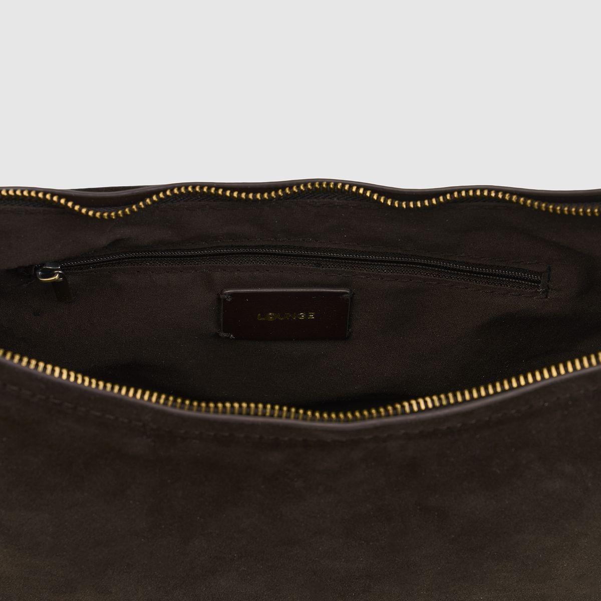LOUNGE - Cartera De Hombro Media Luna Trenzada LOUNGE