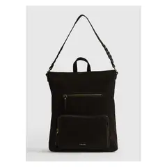 LOUNGE - Cartera Mochila Notebook Fake Suede