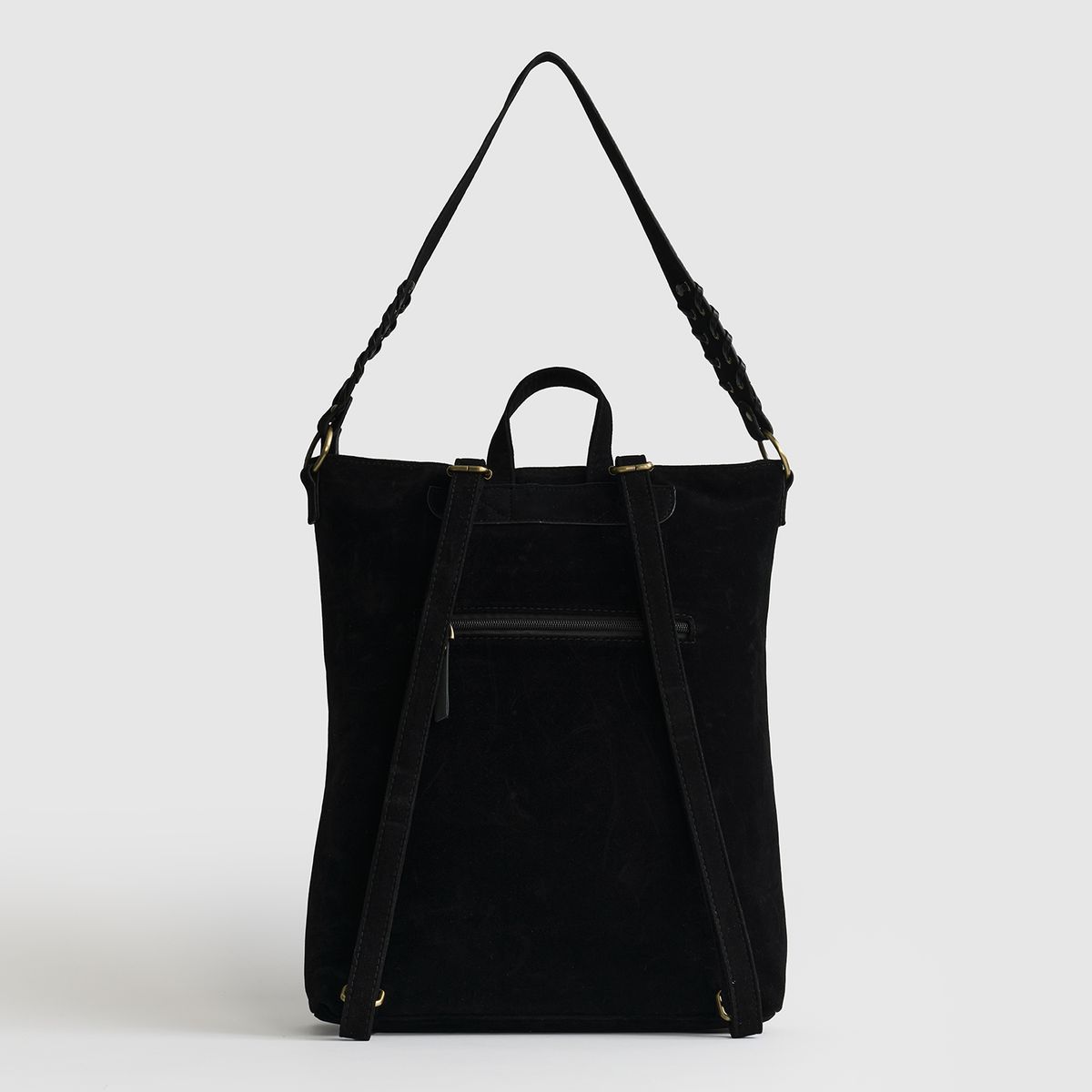 LOUNGE - Cartera Mochila Notebook Fake Suede LOUNGE