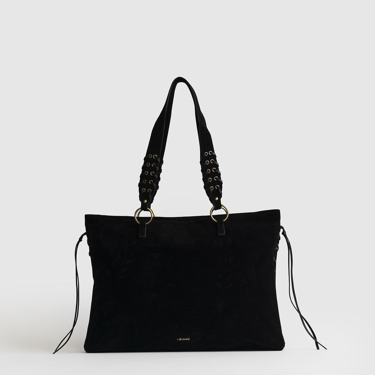 LOUNGE - Bolso Notebook Fake Suede LOUNGE