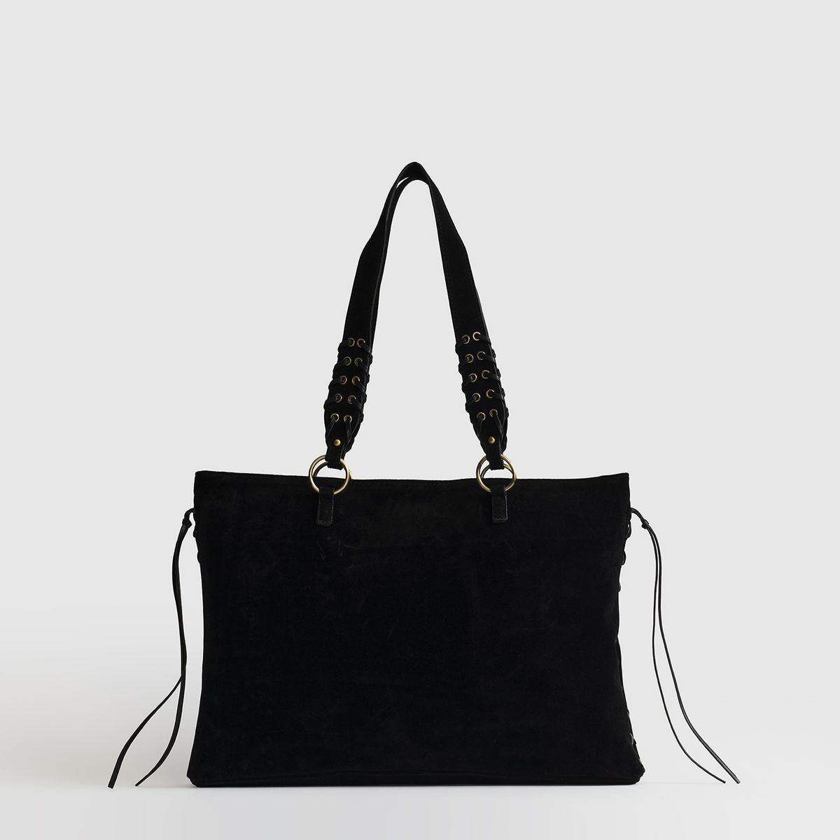 LOUNGE - Bolso Notebook Fake Suede LOUNGE