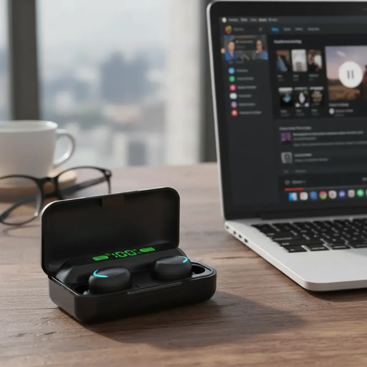 ENERGIZER - Audífonos TWS BT Estuche Power Bank