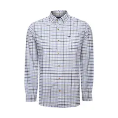 ROCKFORD - Camisa Algodón Orgánico Hombre Viyella Azul